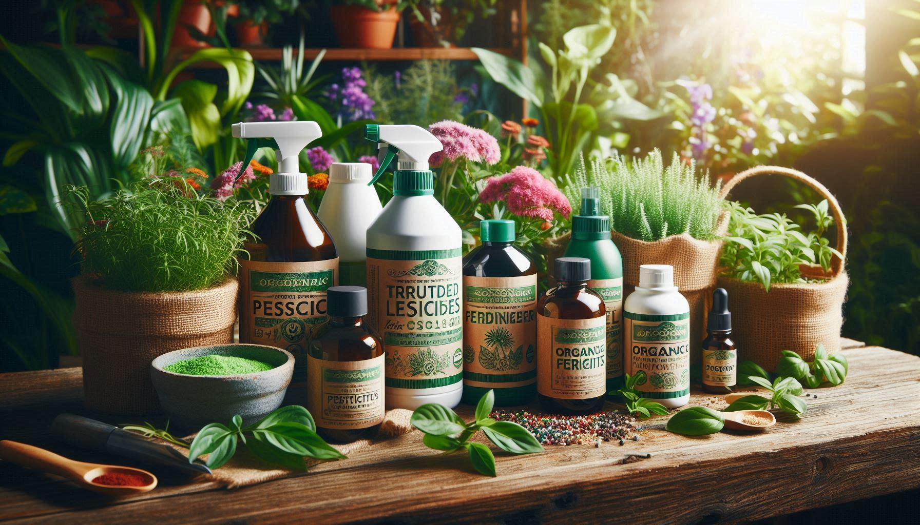 Farmers holding seeds